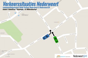 Verkeerssituatie-Nederweert-situatie 1