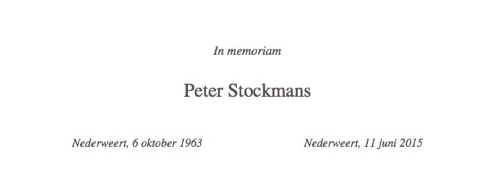 Peter Stockmans 1963 2015 4