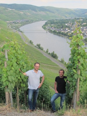 Jonge wijnmakers op Himmelreich