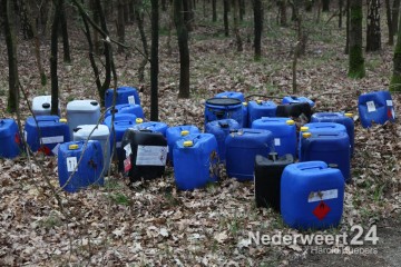 Drugsafval dumpen in buitengebied Nederweert