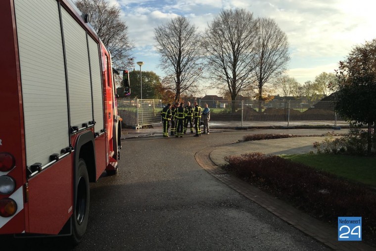 Gaslek op bouwterrein Leveroy 7103