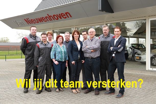 Vacature autobedrijf van Nieuwenhoven