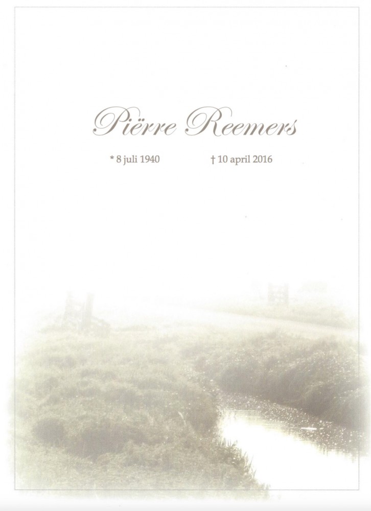 Overlijdensbericht Piërre Reemers 2