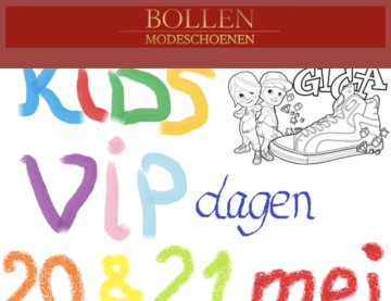 Kids VIP-dagen Bollen Modeschoenen