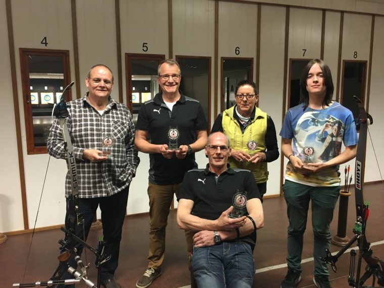 Prijswinnaars Koningsschieten Boogsportvereniging Willem Tell