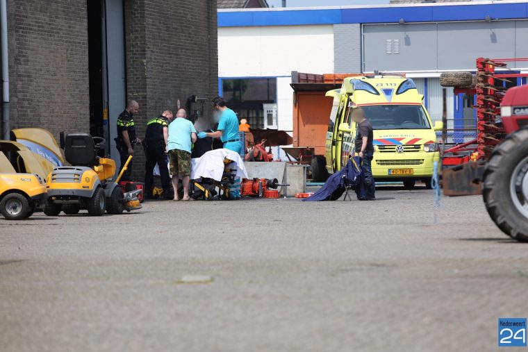 Ongeval bedrijfsongeval Weert