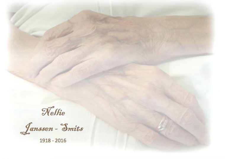 Overlijdensbericht Nellie Janssen - Smits 2