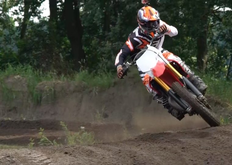 Europees Kampioen Motorcross Nick Kouwenberg