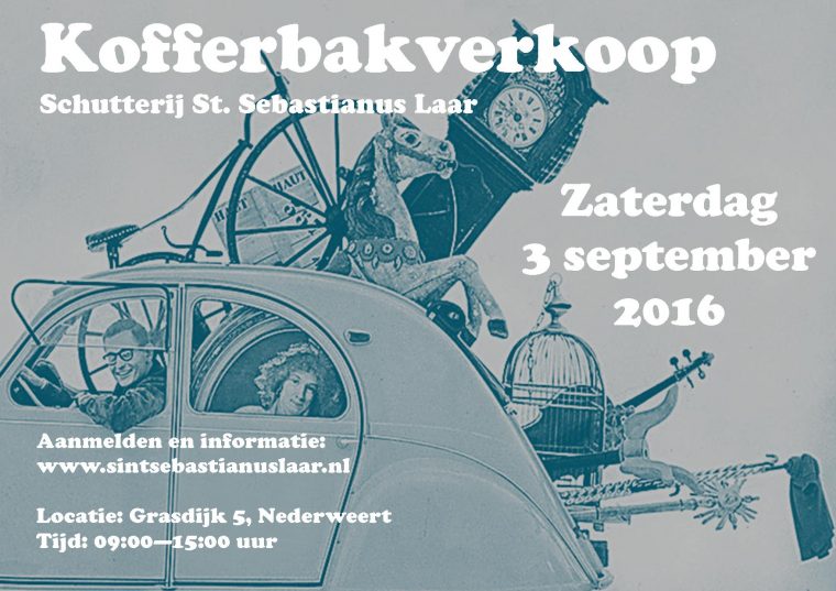 Kofferbakverkoop Sint Sebastianus Laar
