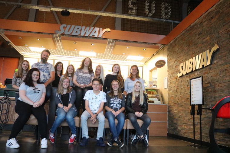 Subway Nederweert - teamfoto