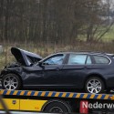 Ongeval Fennek legervoertuig met personenauto A2