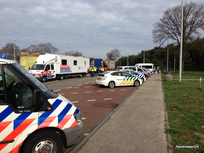 Grote controle A2 bij Maarheeze