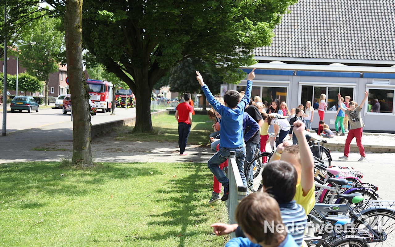 Ontruiming basisschool Leuken na val flesje kwik