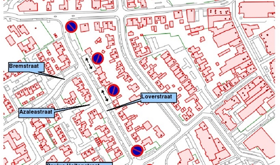 Gemeente Nederweert parkeerverbod Loverstraat