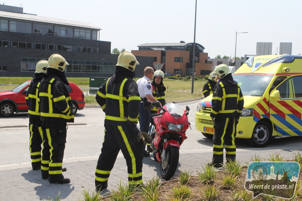 Aanrijding turborotonde Weert