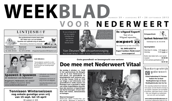 Weekblad voor Nederweert