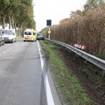Ongeval Venloseweg Nederweert vangrail