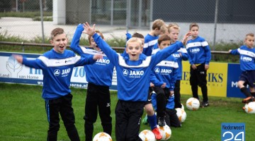 Voetbal clinic Nederweert spelers