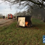 brand trafohuis Winnerstraat Nederweert - vuur