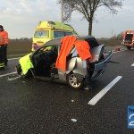 Aanrijding Roermondseweg technische bevrijding