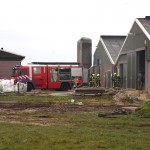 Brand koeienstal Haler