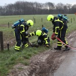 Brand koeienstal Haler