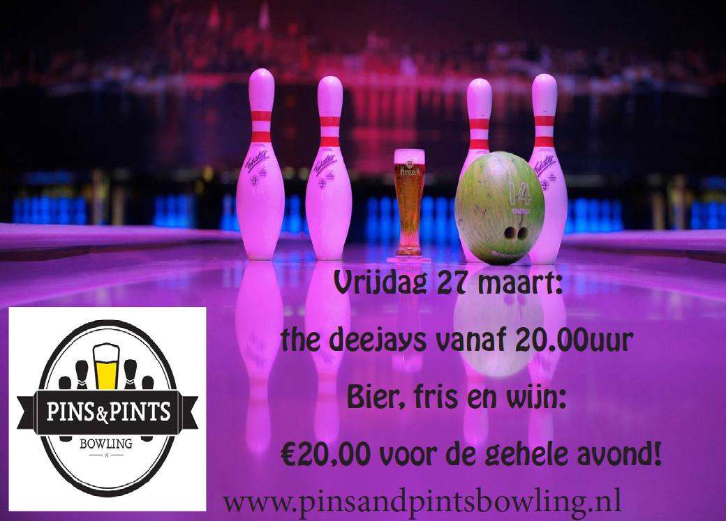 The Deejays luiden weekend in bij Pins & Pints Bowling Nederweert24