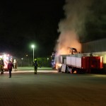 Vrachtwagenbrand in Weert