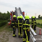 Brand frietwagen Ospel