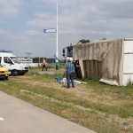 Ongeval Weert container