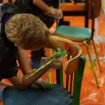 Kindervakantiewerk Nederweert 2015 maandag schilderen