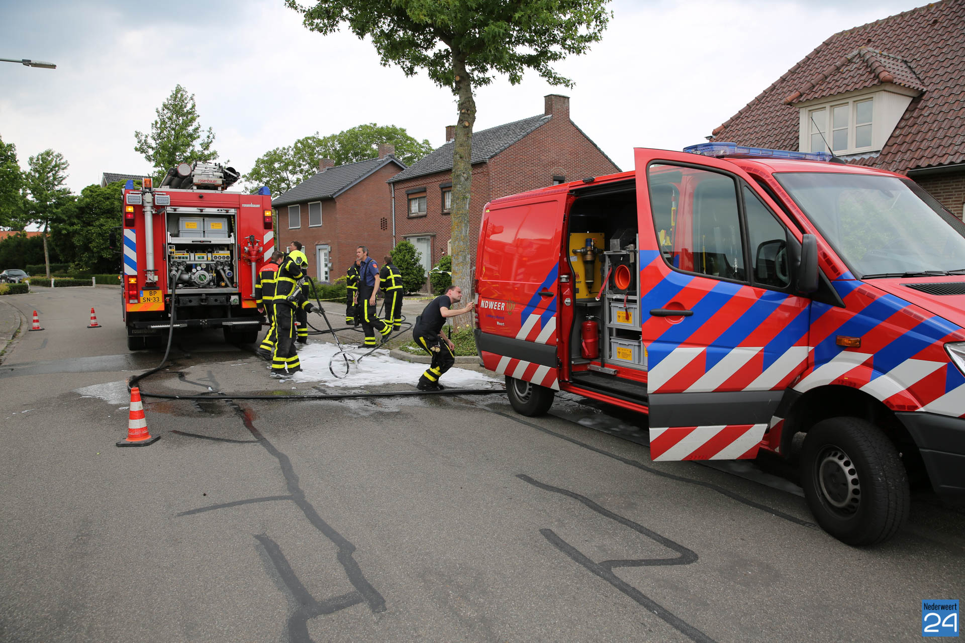 Gedroogd gras vat vlam in Ospel - Nederweert24 (Blog)