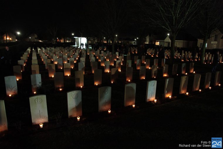 lichtjes op oorlogsgraven