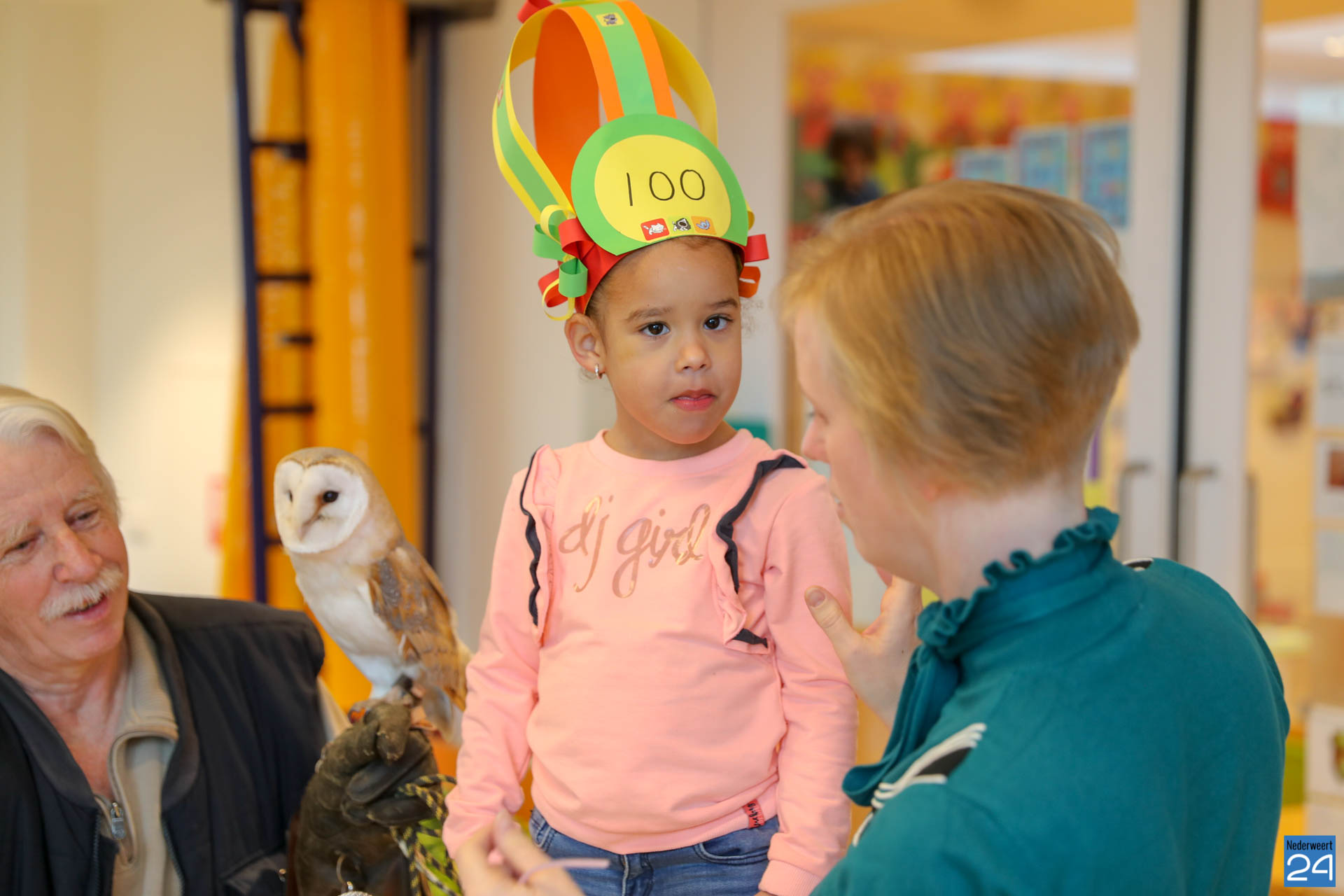 100 kinderen en vogelshow op basisschool Budschop