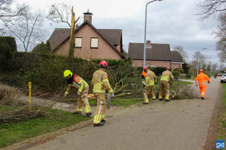 Stormschade Vosseweg Weert