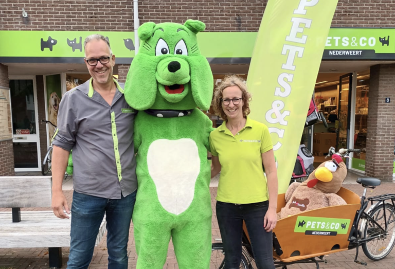 Gratis opslag-service voor houtpellets bij Pets&Co