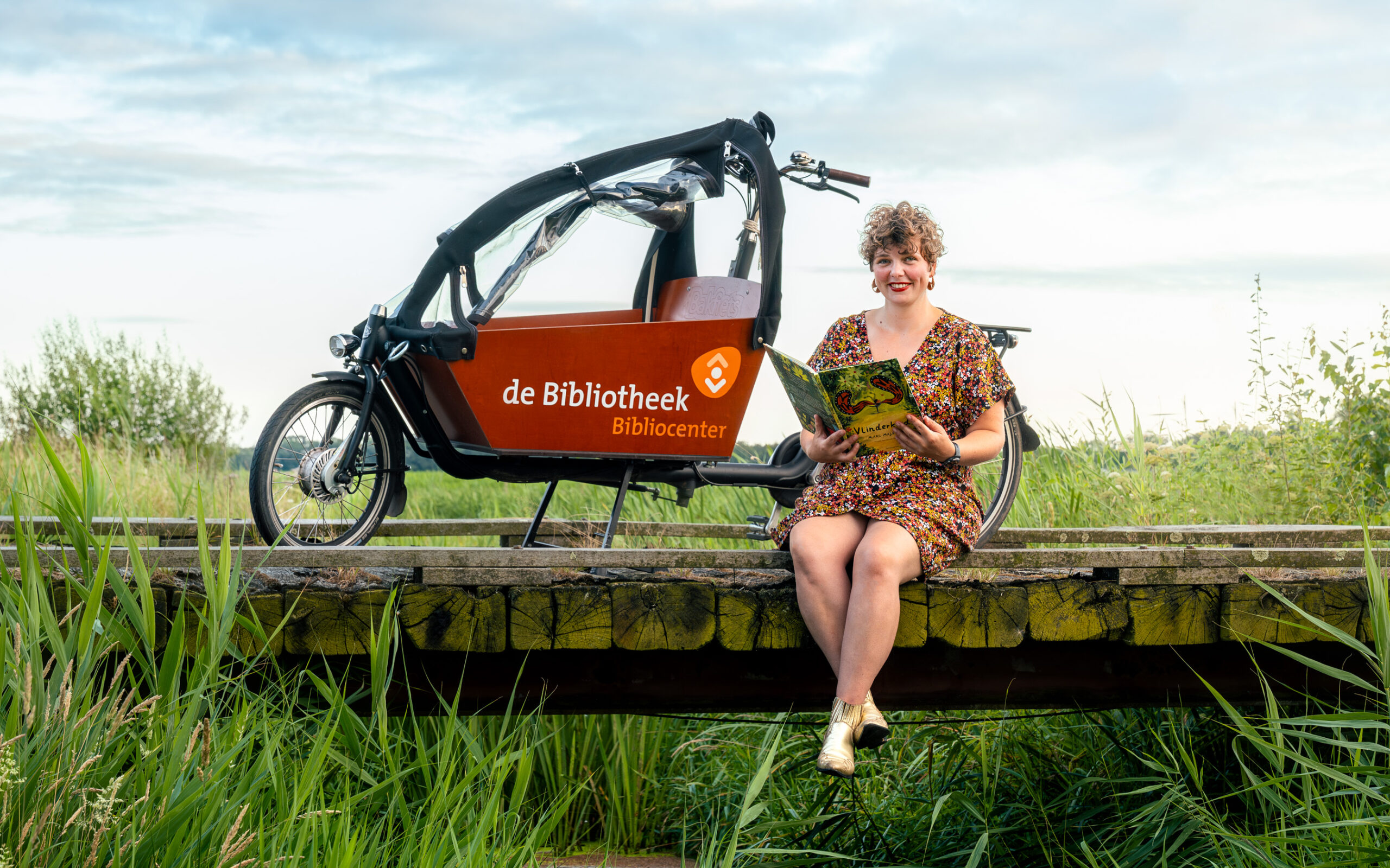Bibliocenter organiseert Taalwandeling Kunstroute en De Verhalenfiets komt langs