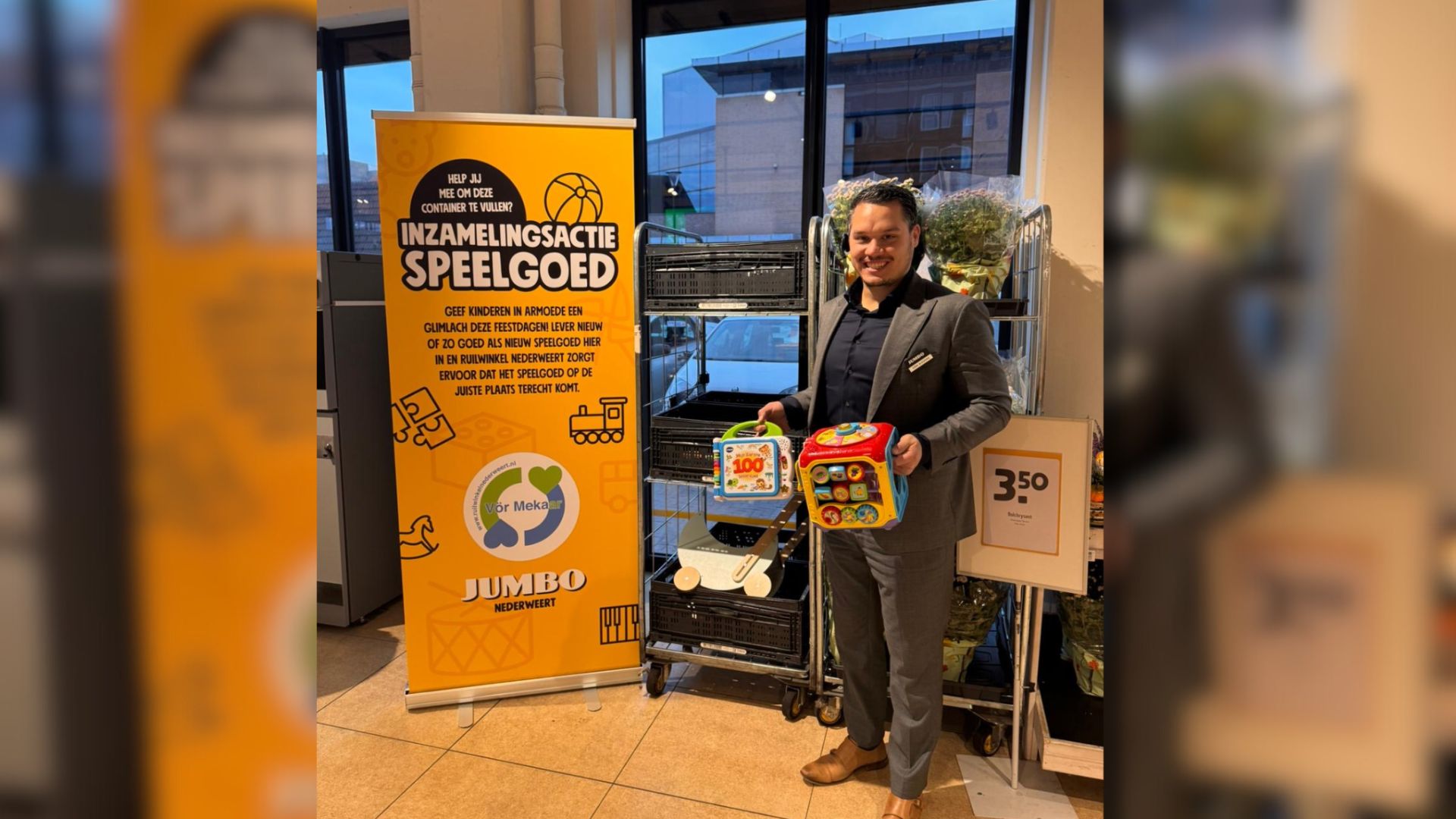 Speelgoedinzameling bij Jumbo Nederweert