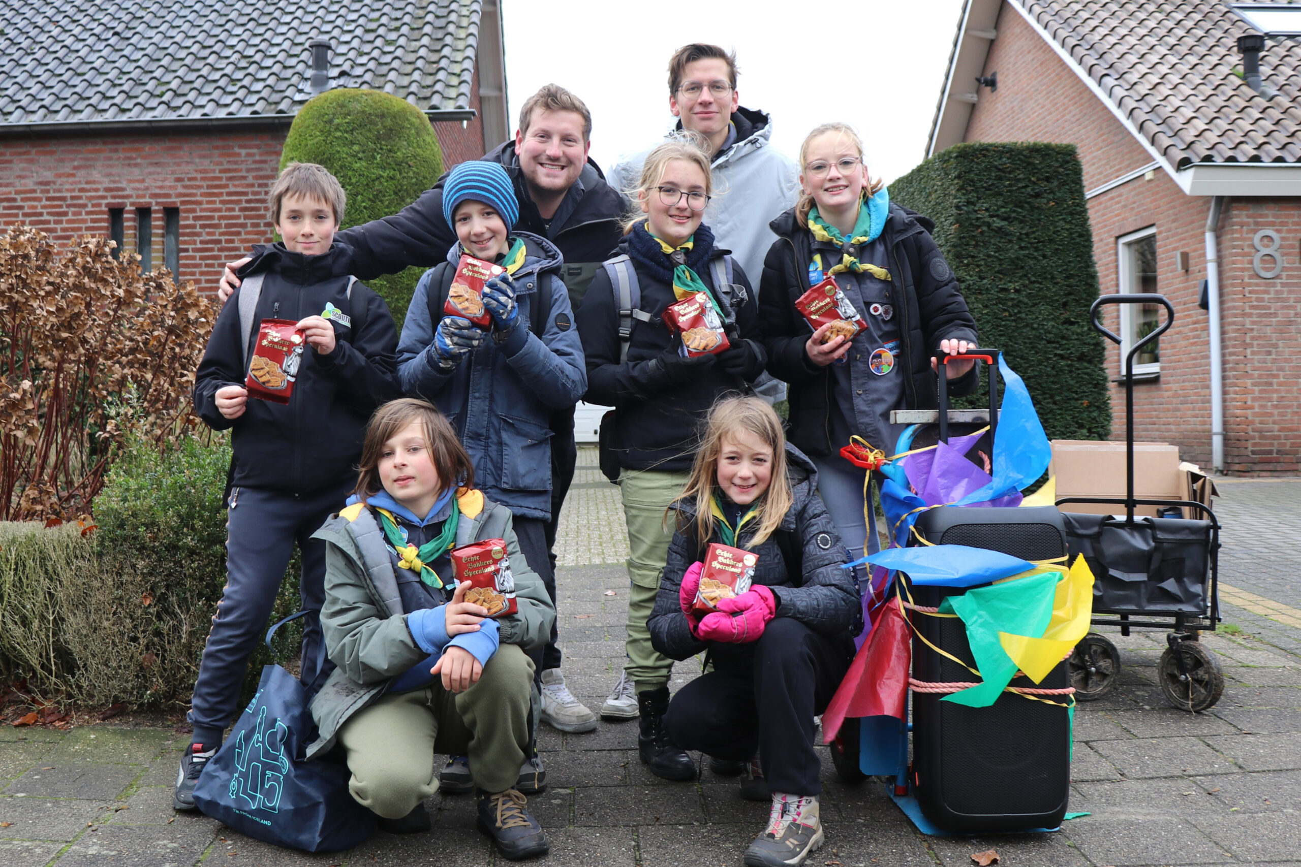 Jaarlijkse speculaasactie van Scouting Nederweert