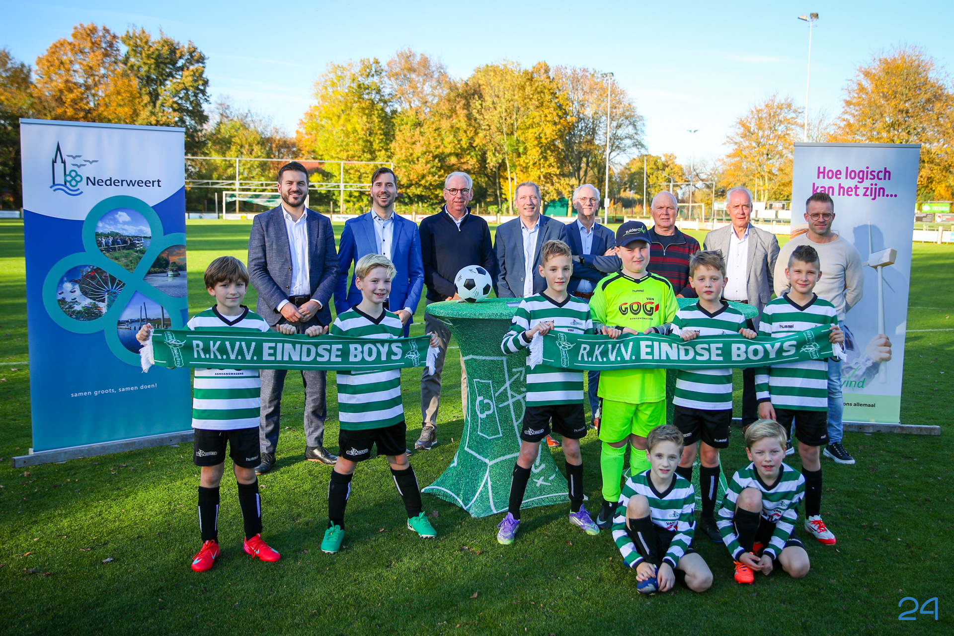 Gemeente Nederweert en Zuidenwind dragen bij aan duurzame toekomst Eindse Boys