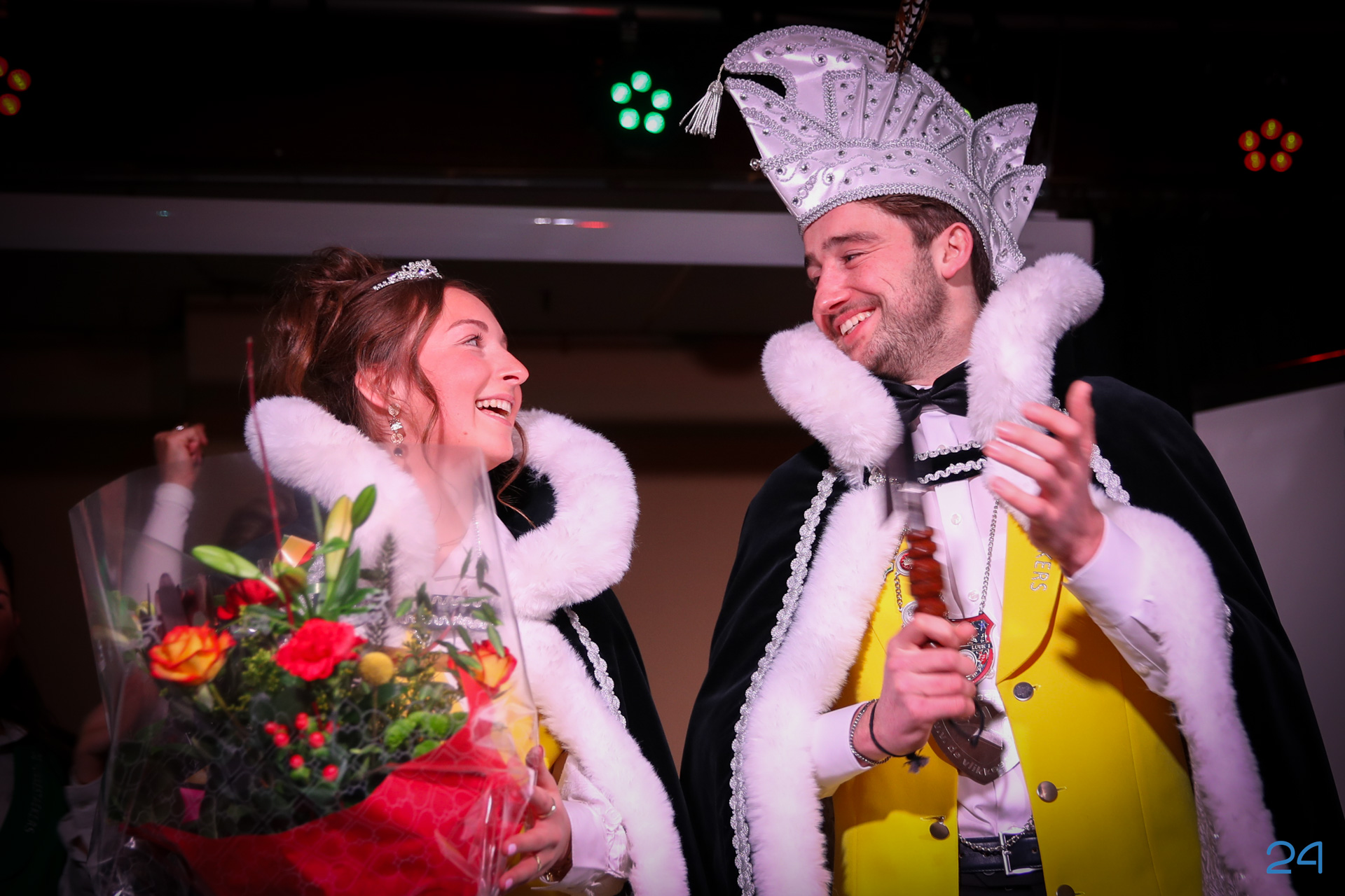 Prins Luuk I en Prinses Nina nieuw prinsenpaar van de Vlikkestaekers Ospel