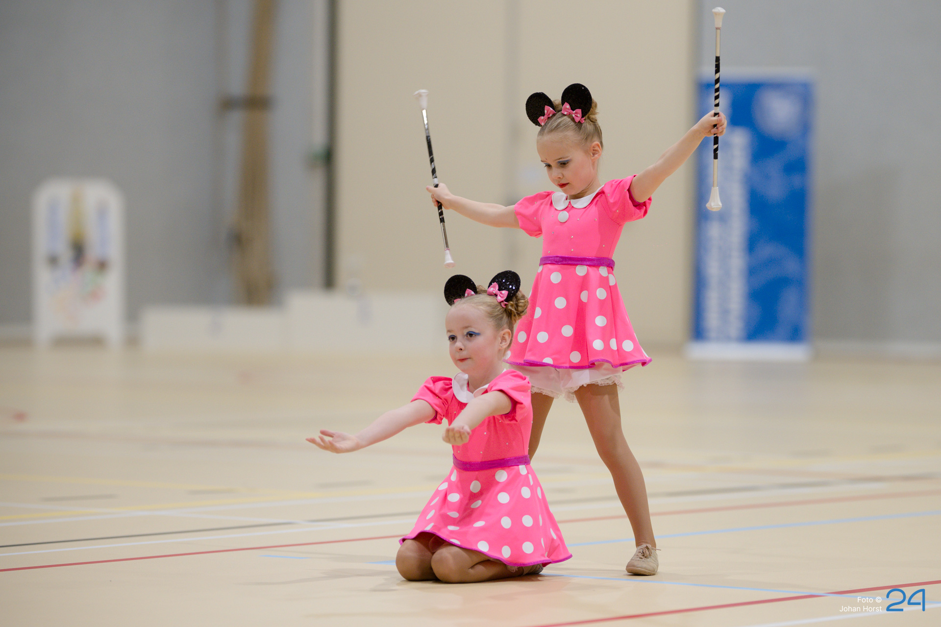 Limburgse kampioenschappen majorette en twirl in Sportcentrum De Bengele Nederweert