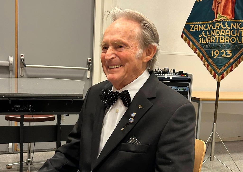 Lei van den Schoor 70 jaar lid van Mannenkoor Eendracht Swartbroek