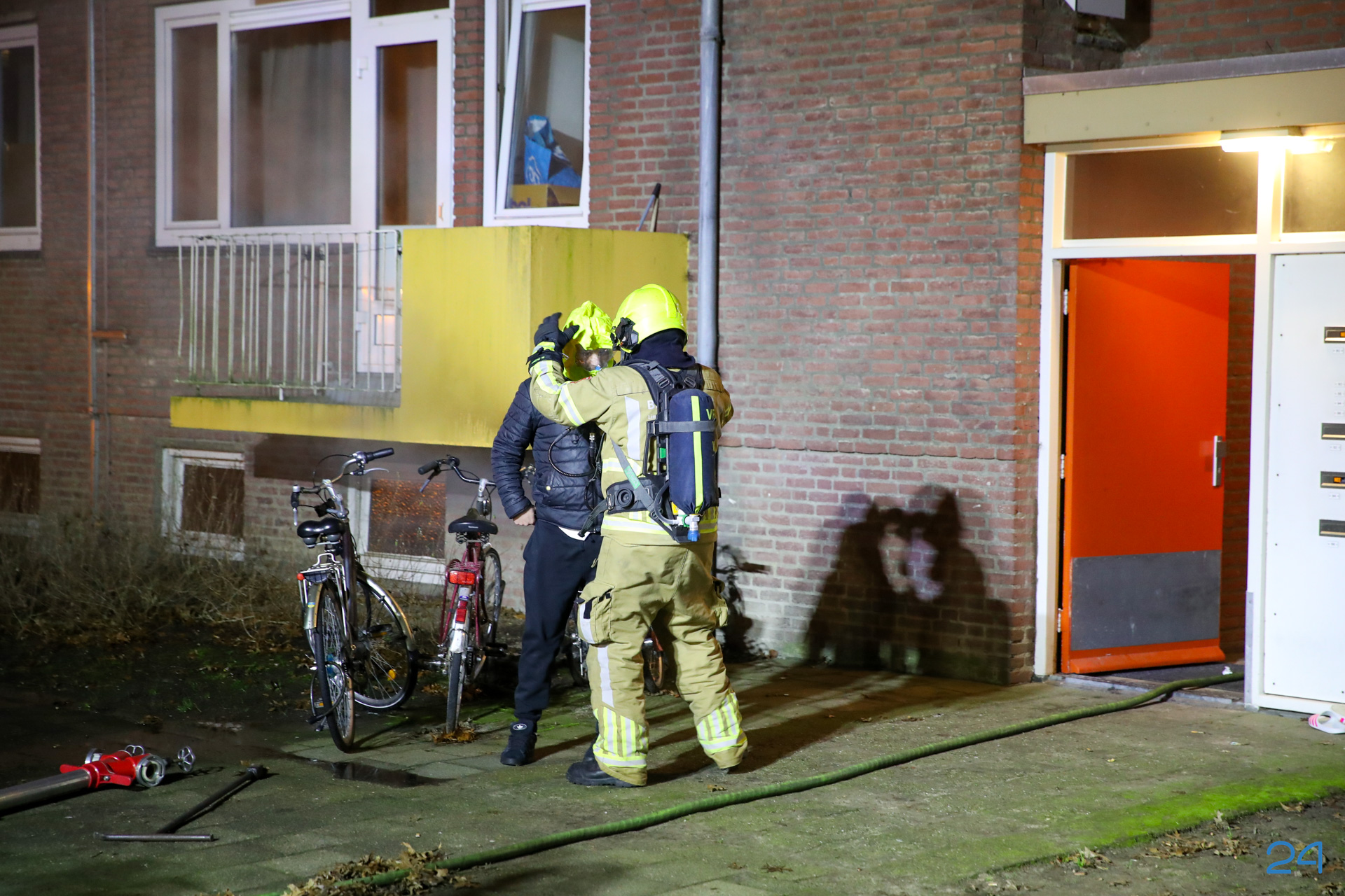 Brand in kelderbox van flatgebouw aan de Dillenburg in Weert