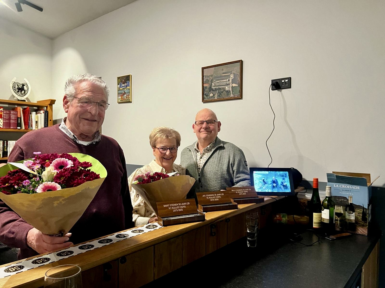 Rijlust Ospel viert bijzondere jubilea binnen vereniging