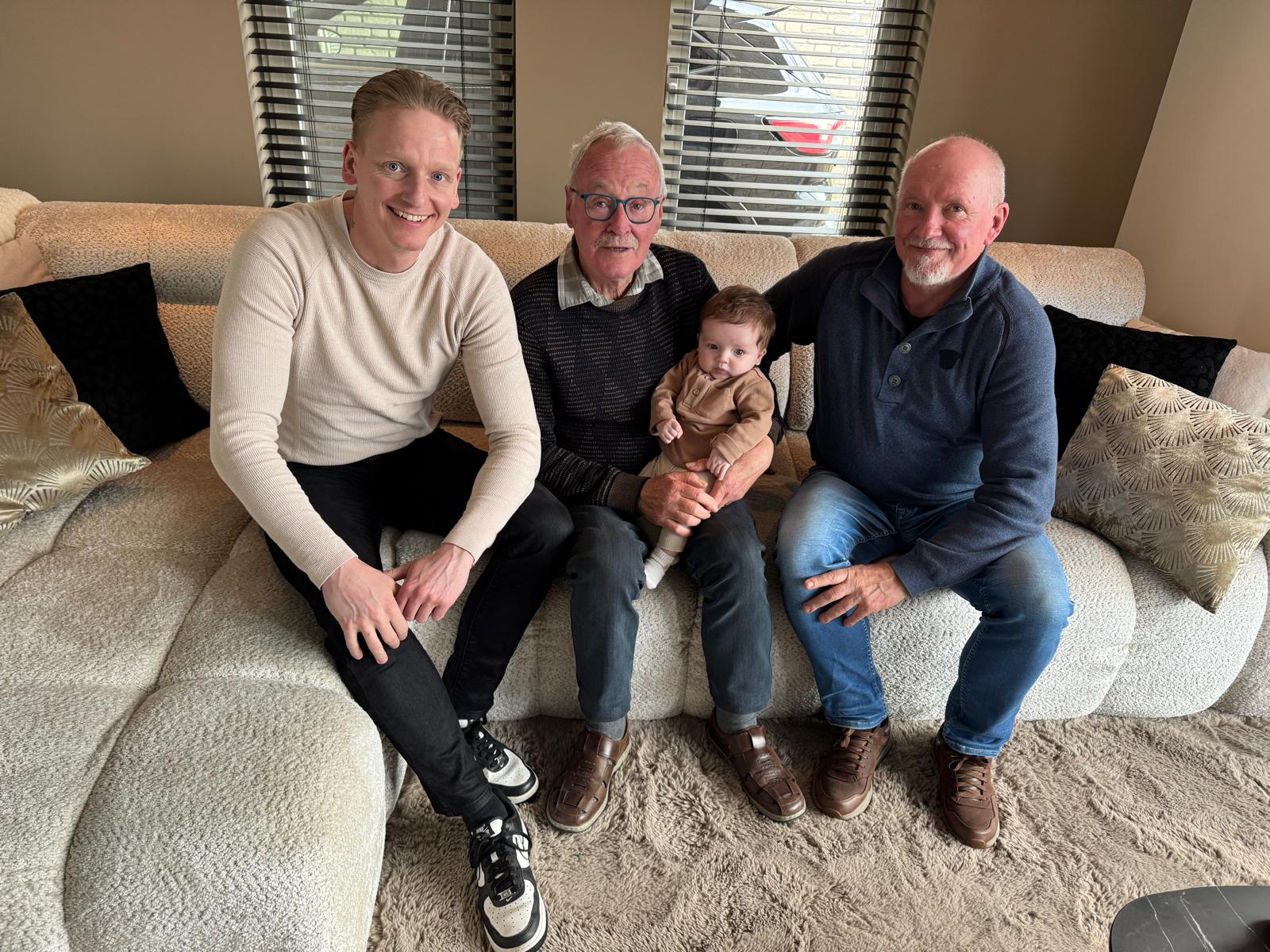 Vier generaties familie Bloemers