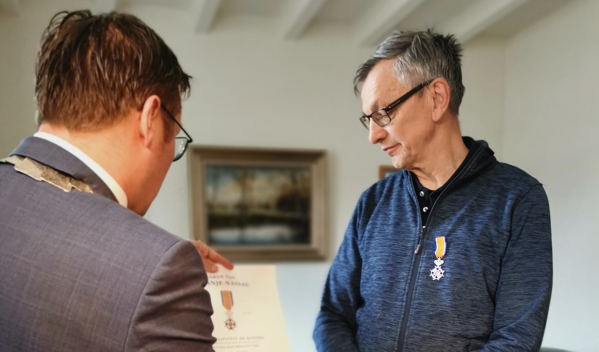 Jac Coopmans (69 jaar) ontvangt Koninklijke onderscheiding in gemeente Peel en Maas