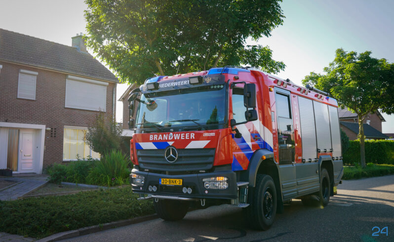 Koolmonoxide melder slaat alarm in woning aan Houtmolen in Nederweert