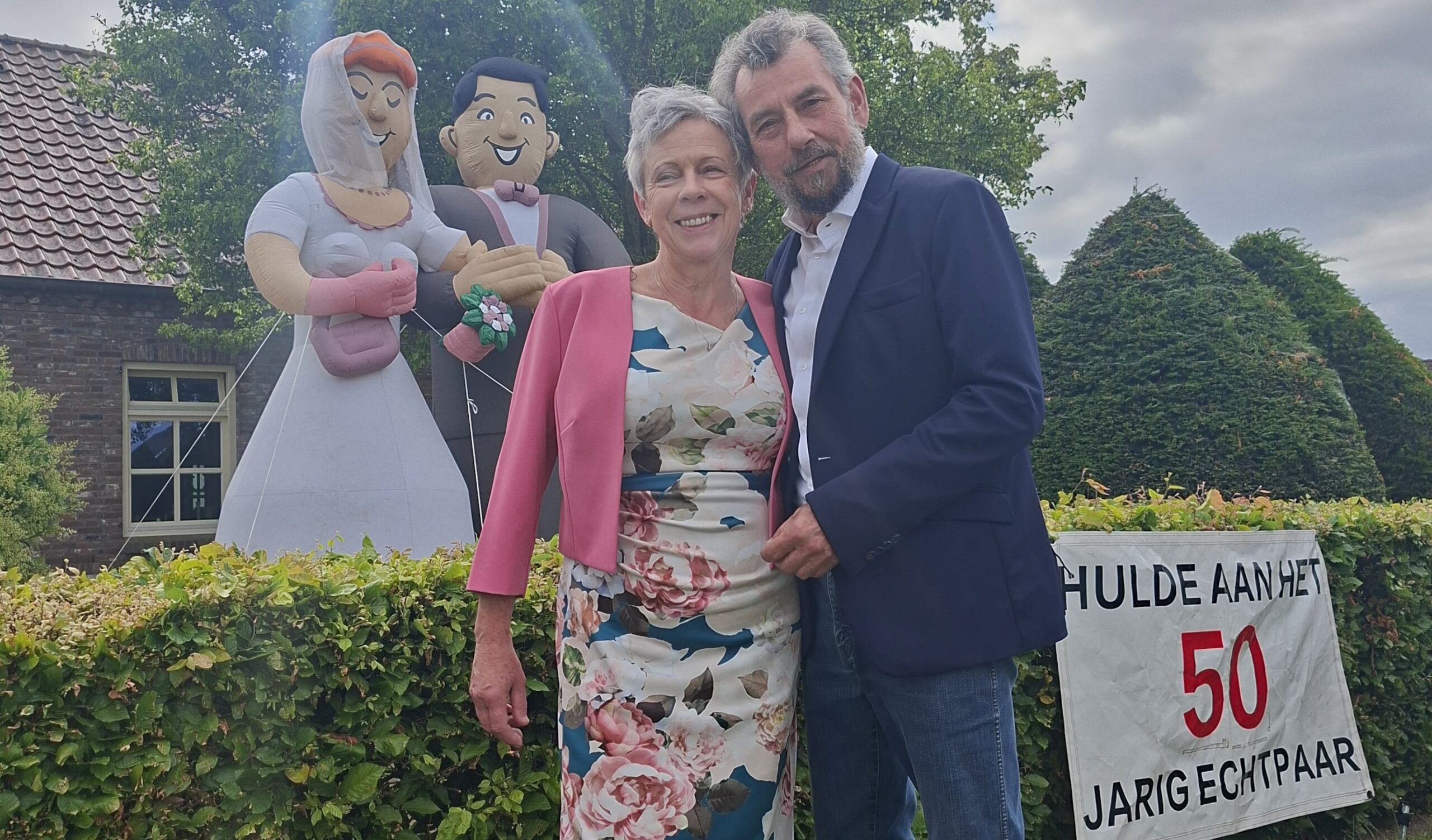 Jack en Maria Nouwen 50 jaar getrouwd