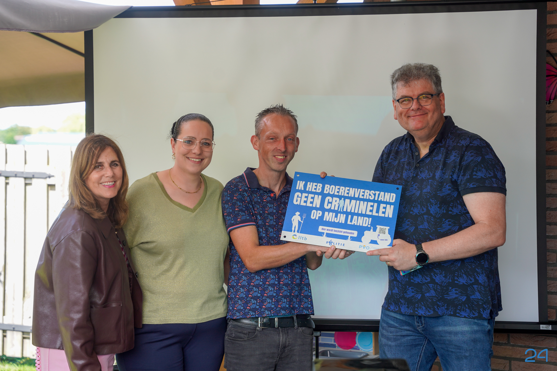 Boerenlunch in Ospel versterkt samenwerking voor een veilig buitengebied